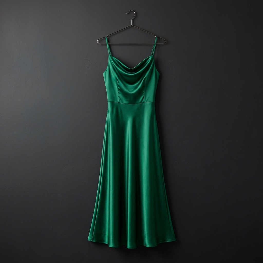 Elegance Satin Summer Dress